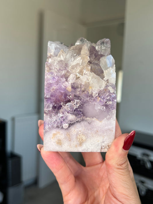 Extra Grade Pink Amethyst Tower