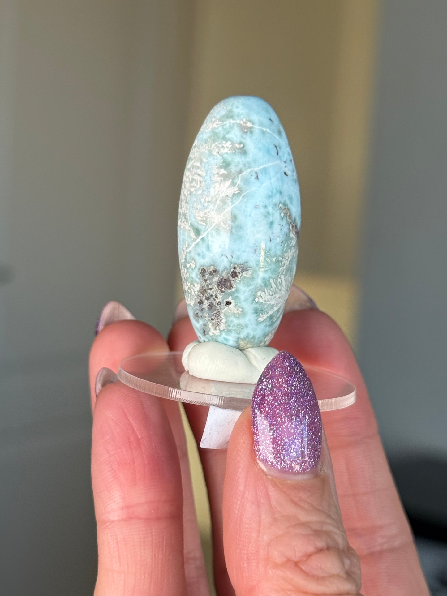 Larimar Shiva On Stand