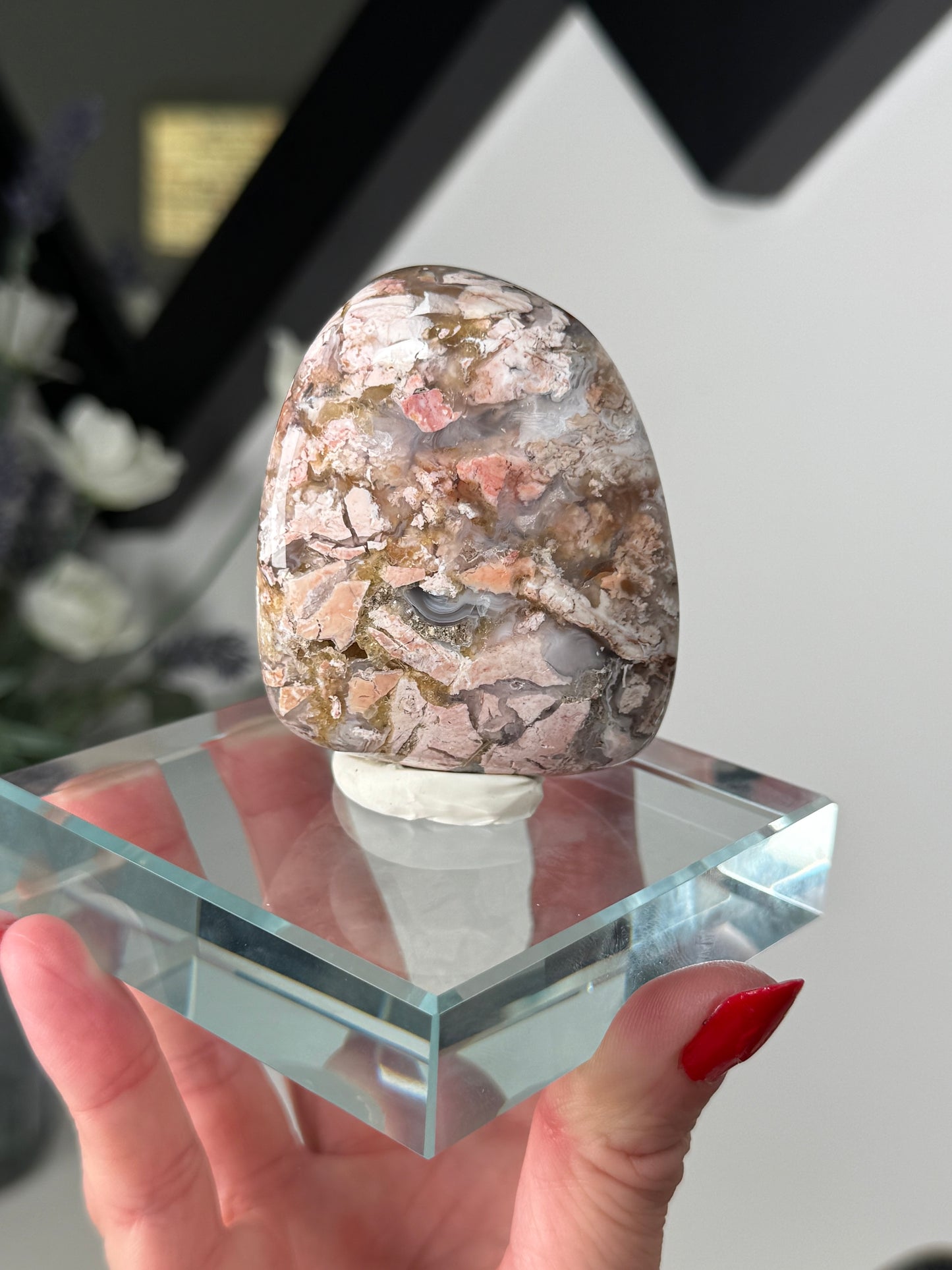 Pink Utah Tiffany Stone Freeform