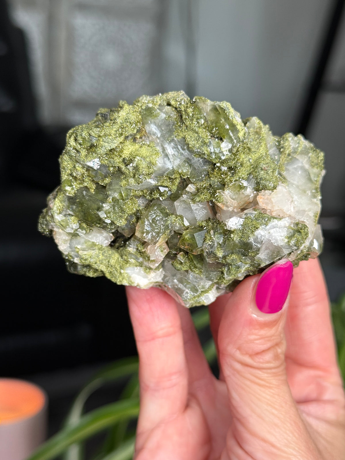 Fairy Forest Epidoite With Quartz