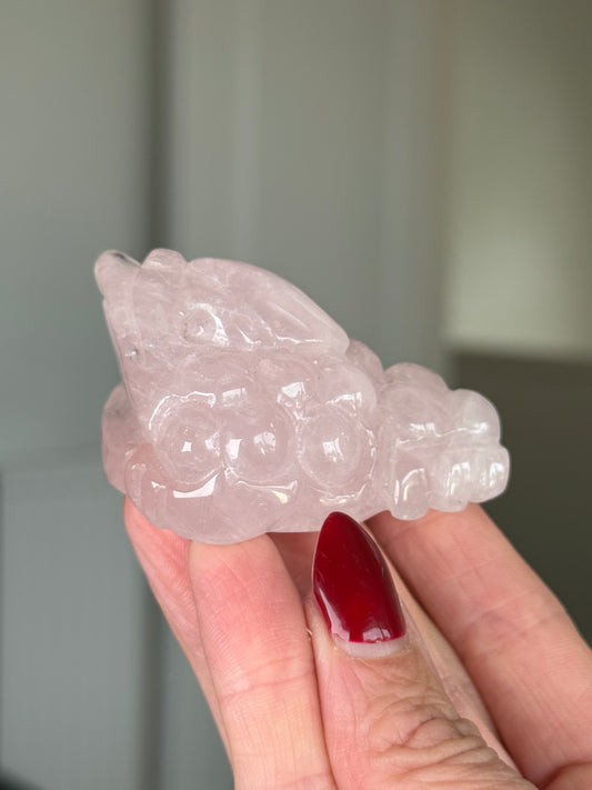 Rose Quartz Money Frog - Intuitively Chosen