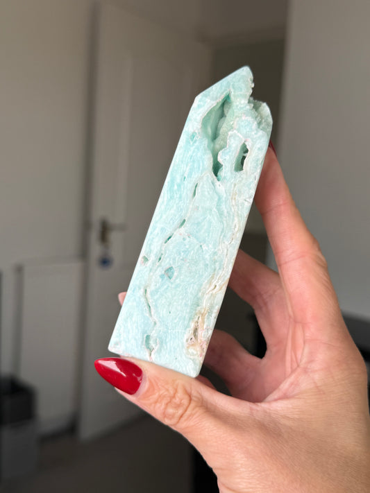 Blue Aragonite Tower