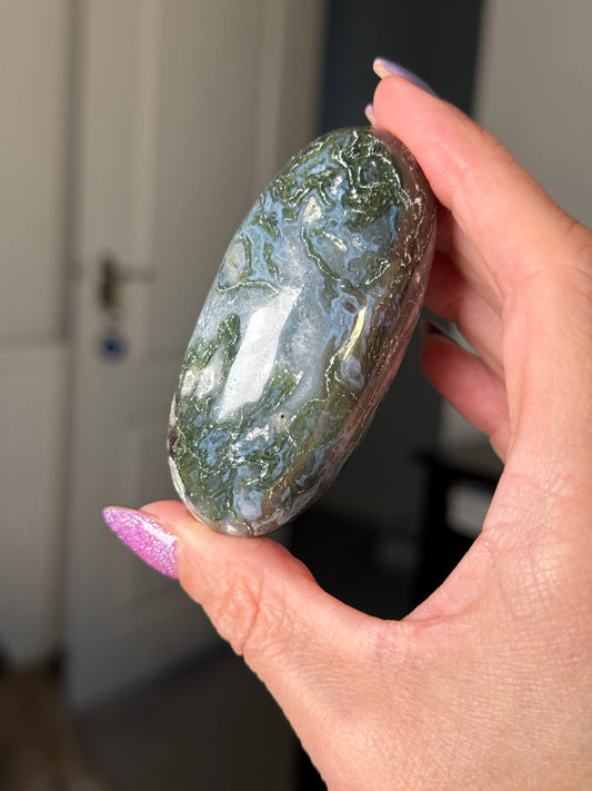 Moss Agate Shiva