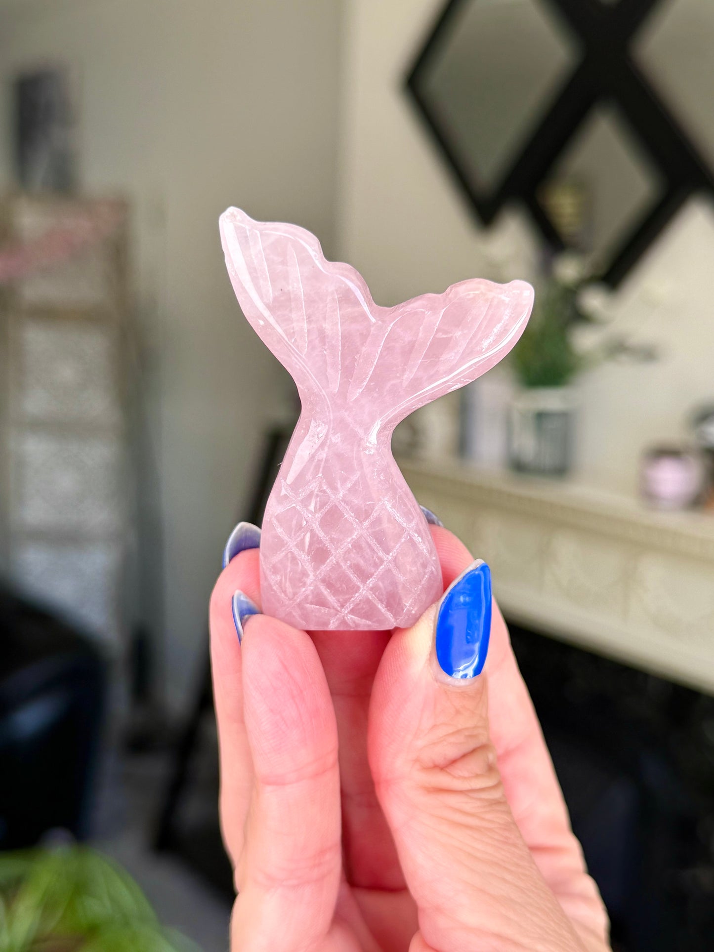 Rose Quartz Mermaid Tail