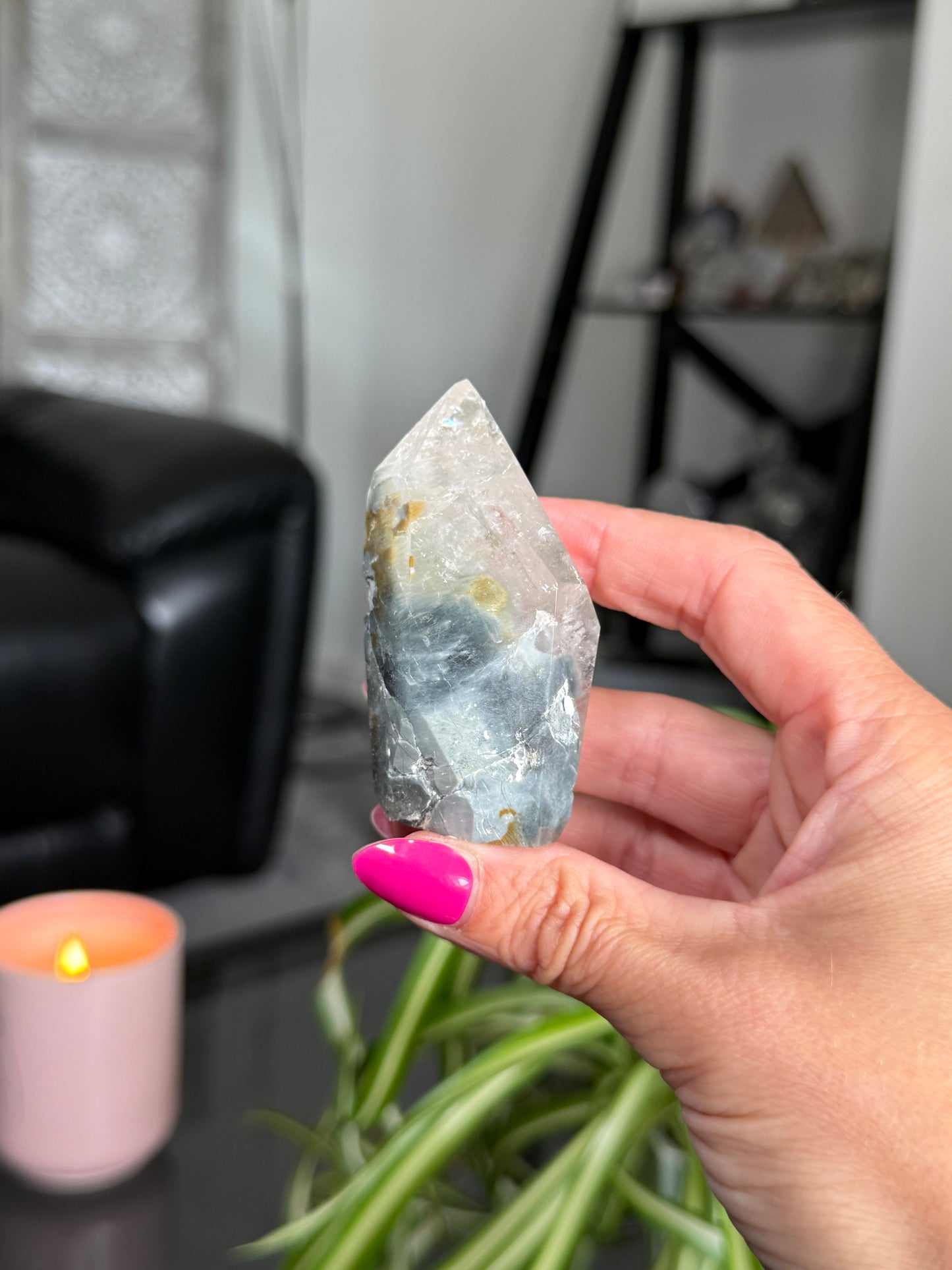 Blue Tara Tower - Part Polished