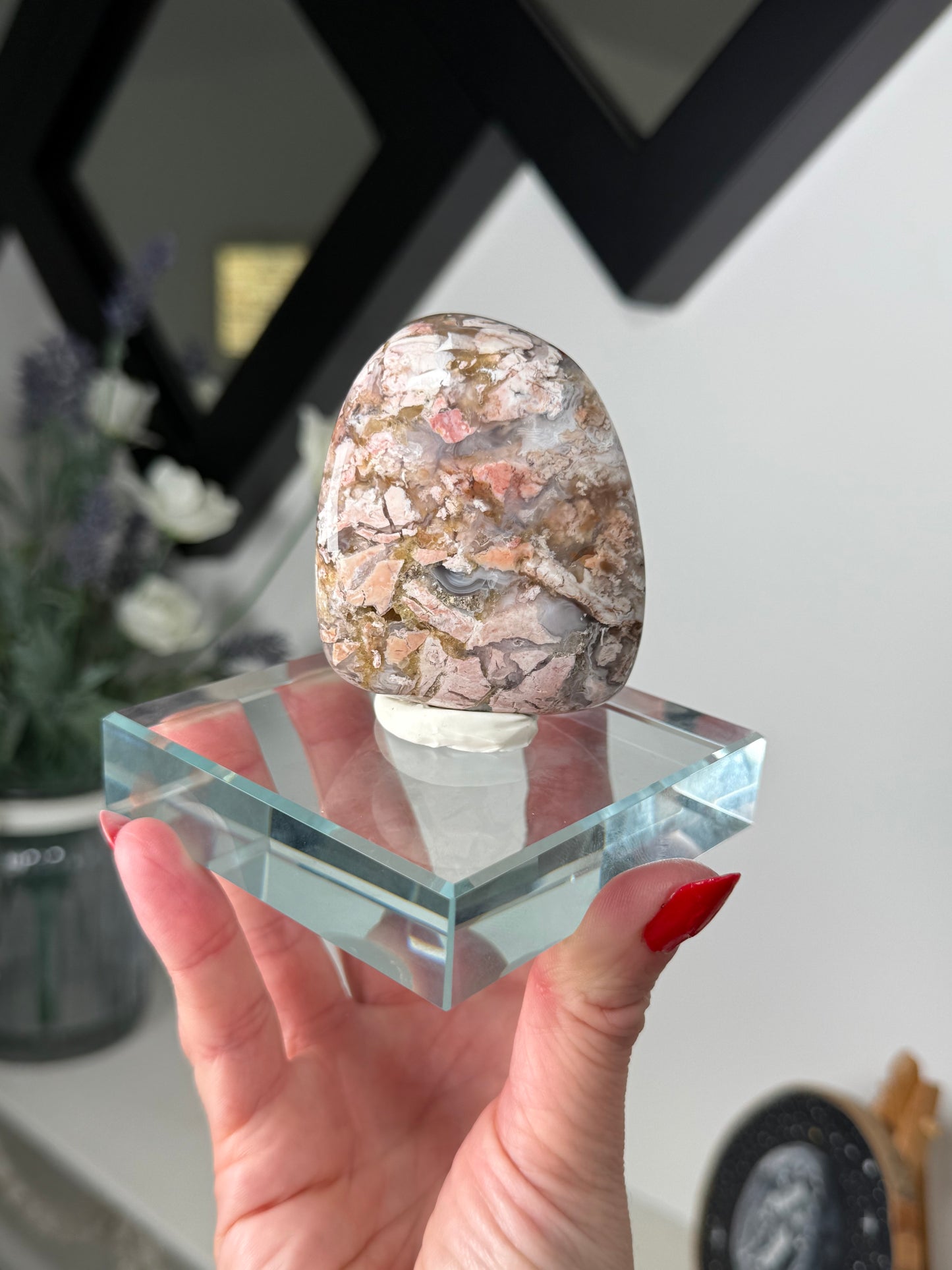 Pink Utah Tiffany Stone Freeform