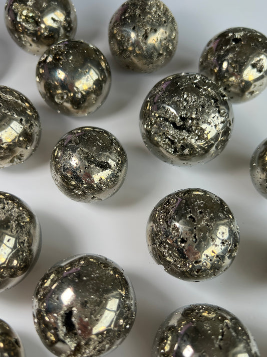 Pyrite Spheres - Medium
