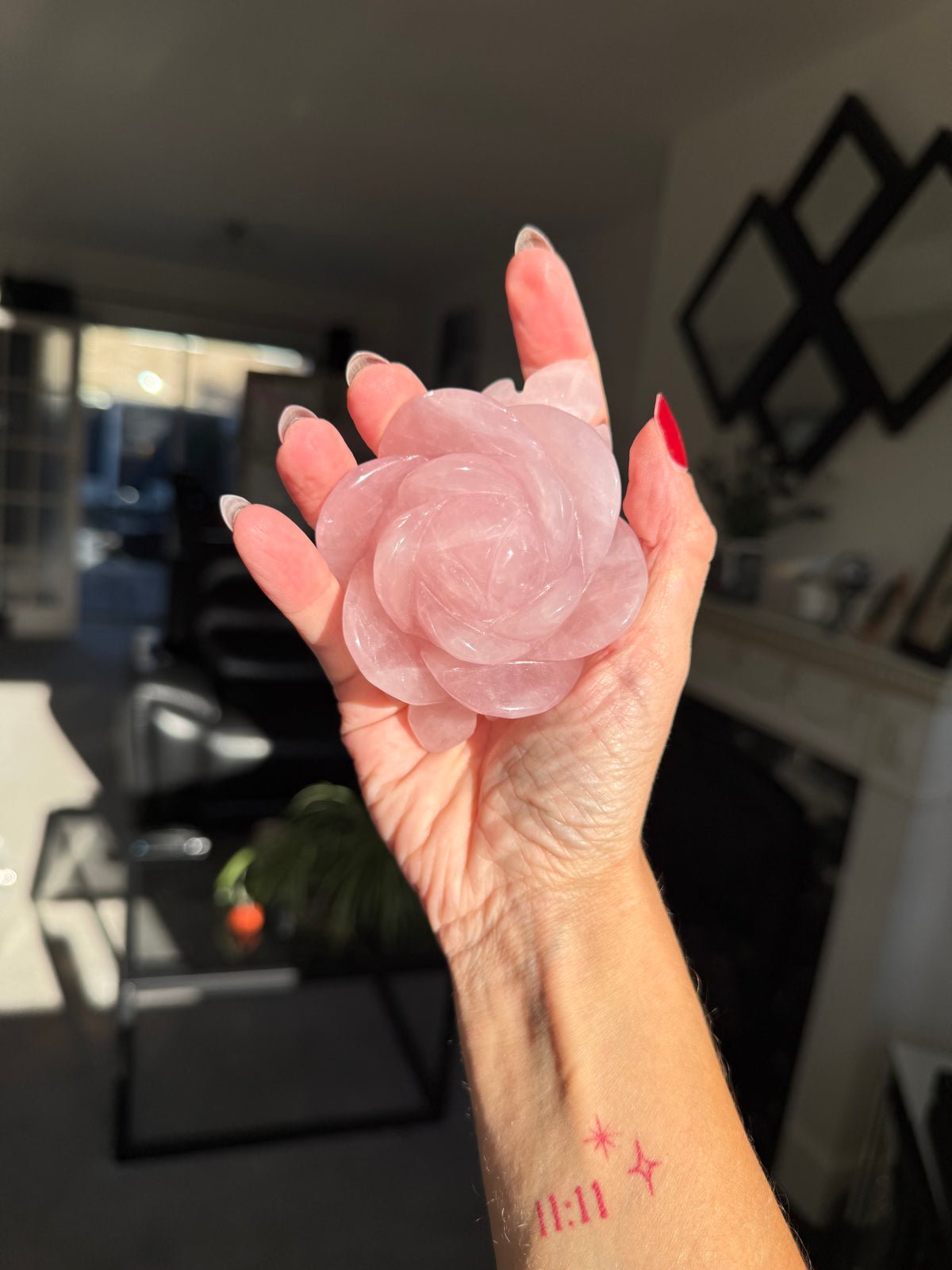 Rose Quartz Rose