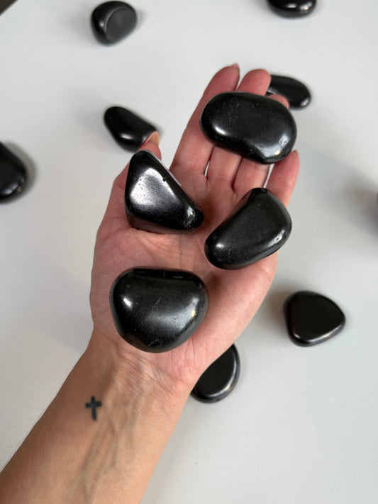 Shungite Palm Stones