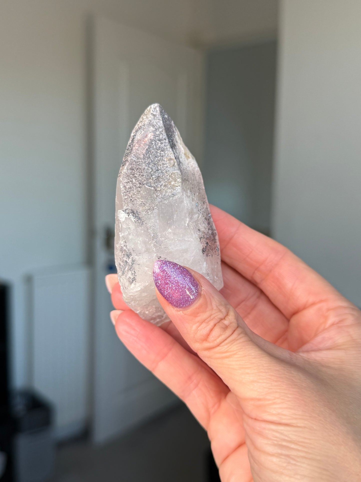 Sparkly Hematite Lemurian