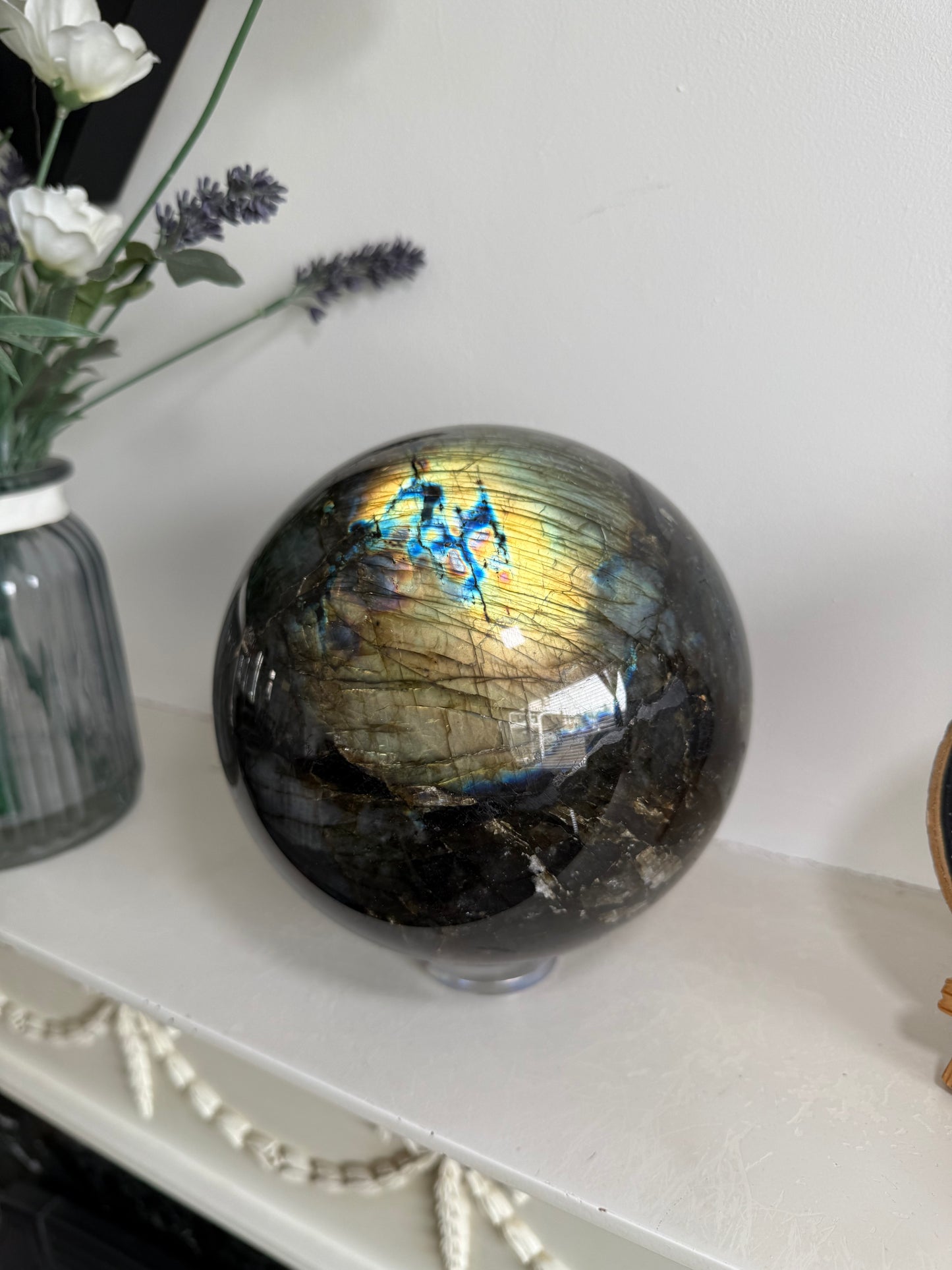 XL Labradorite Sphere - 5.1KG