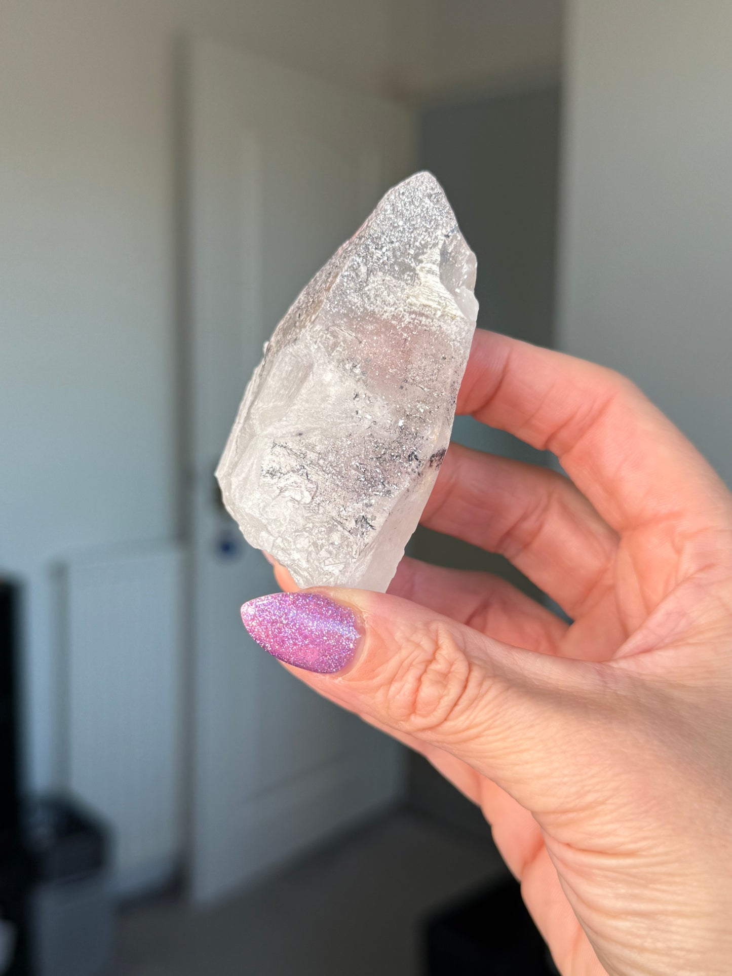 Sparkly Hematite Lemurian