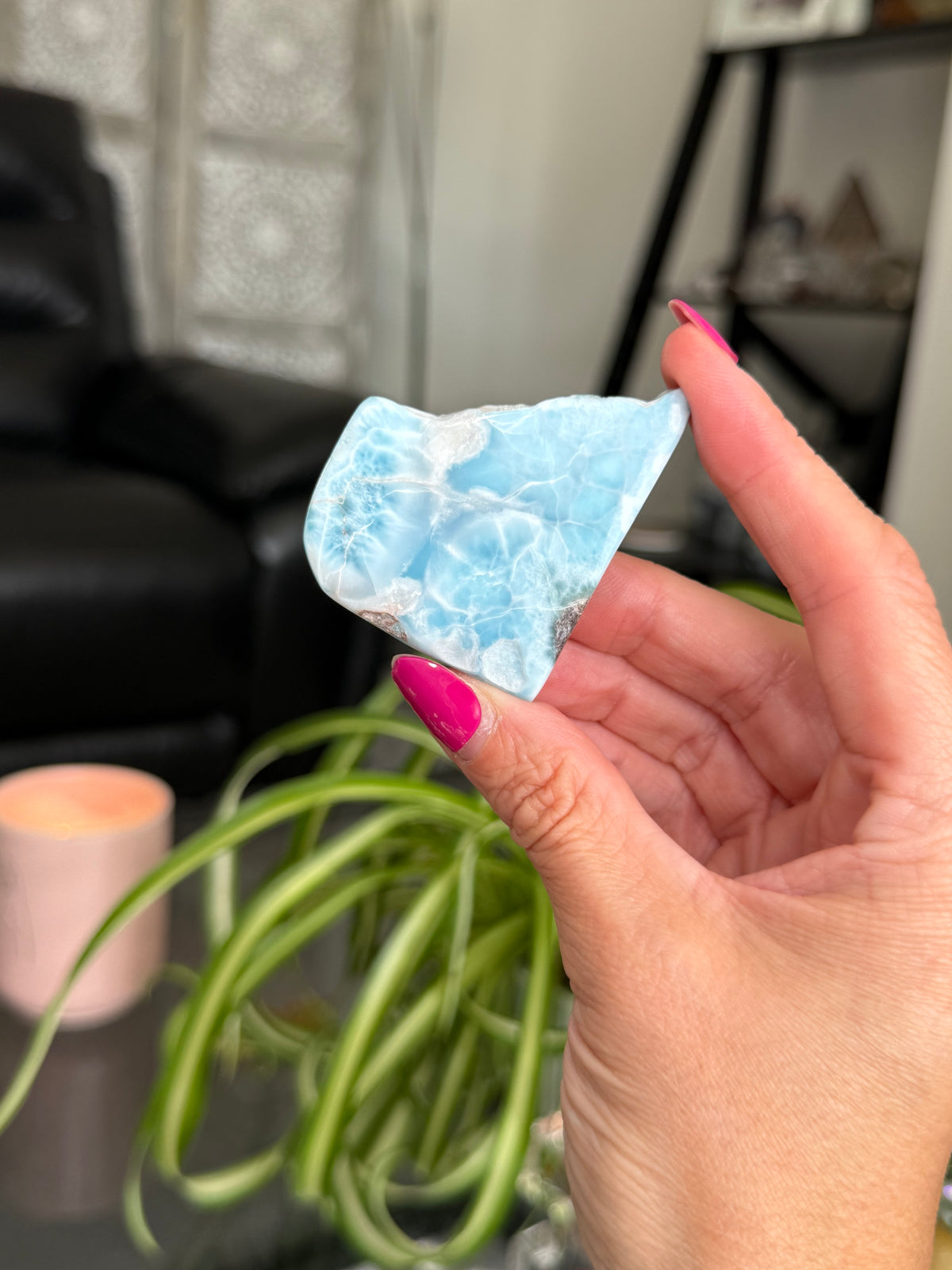 Larimar Polished Slice