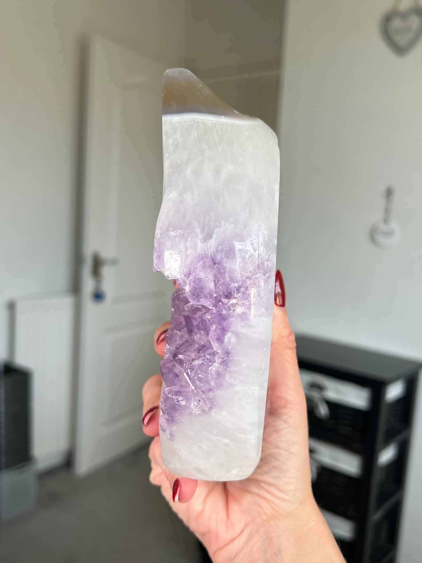 Statement Amethyst Agate Horse