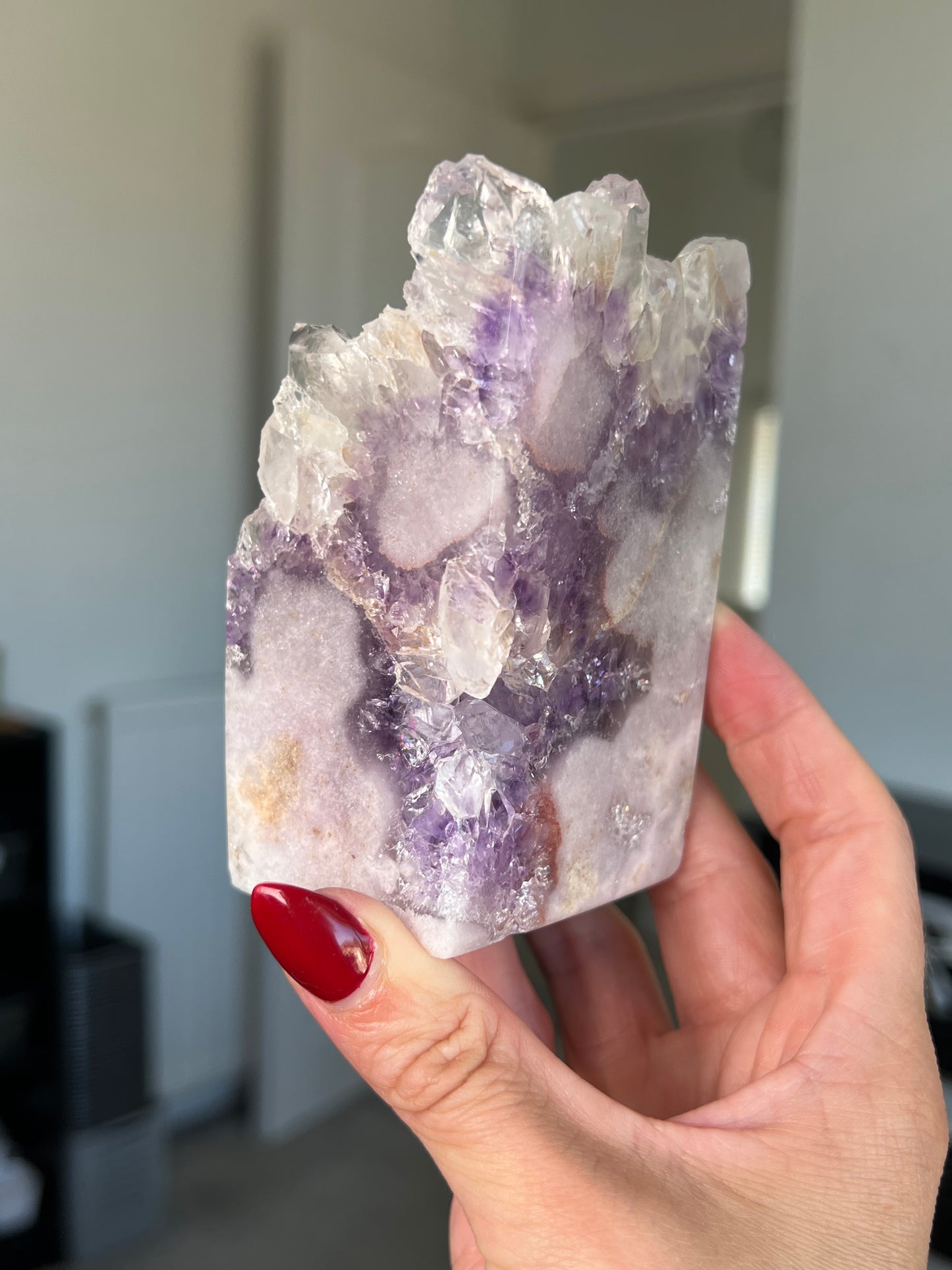 Extra Grade Pink Amethyst Tower