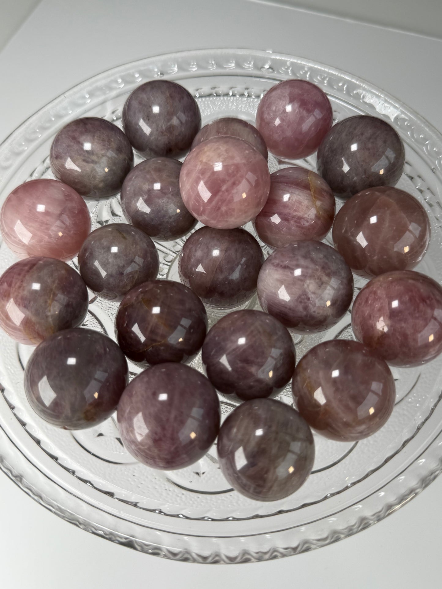 Lavender Rose Quartz Mini Sphere