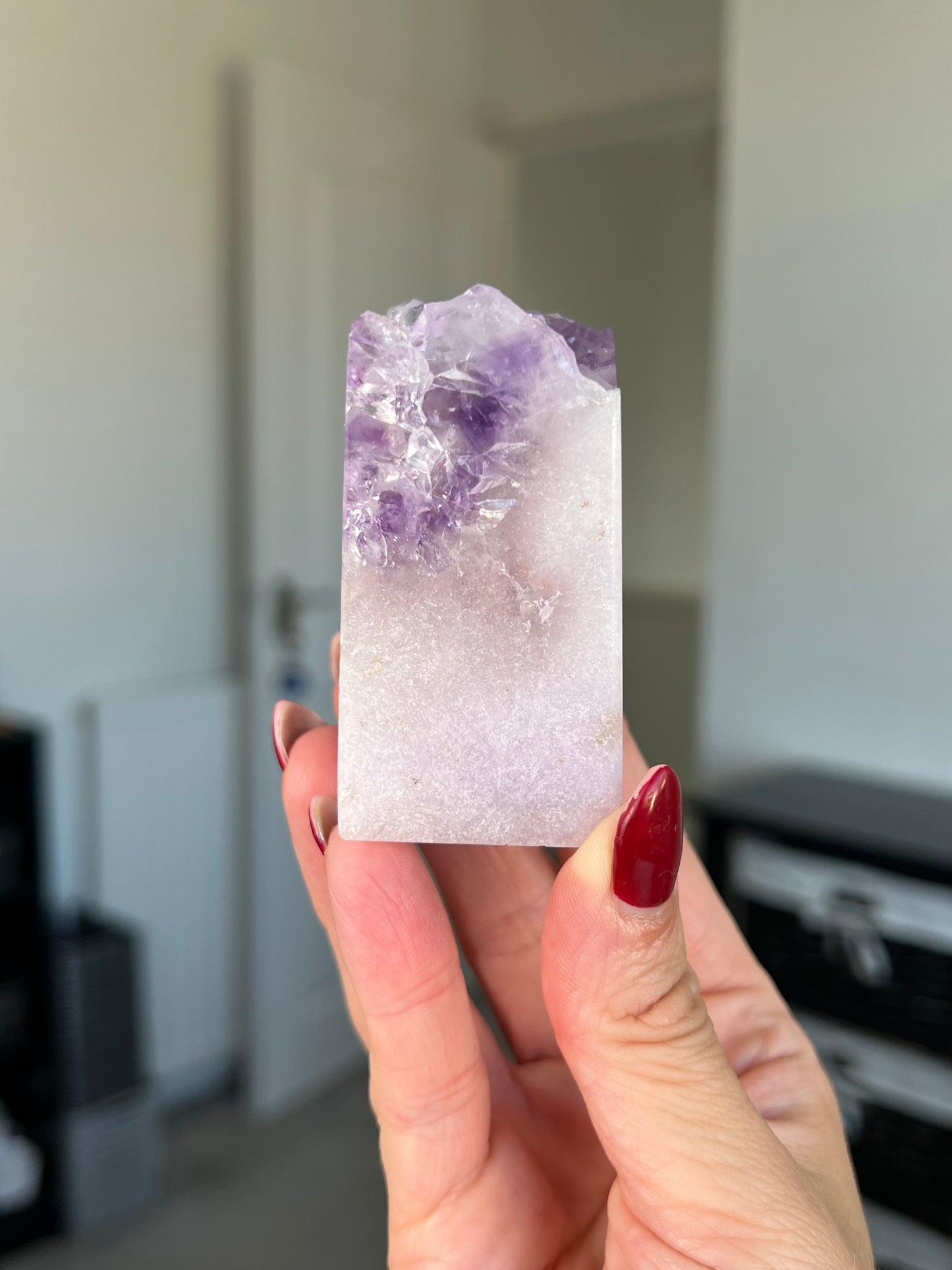 Extra Grade Pink Amethyst Tower