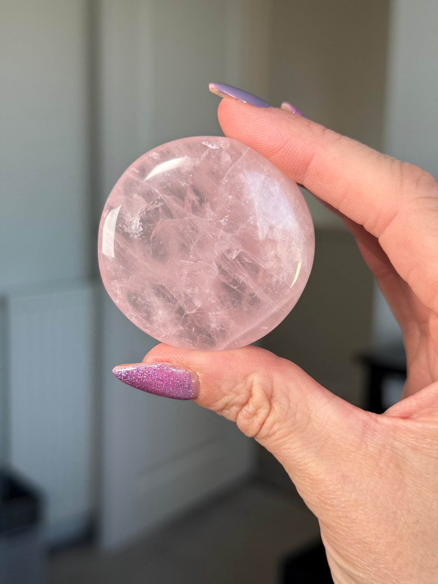 Rose Quartz Palm Stones