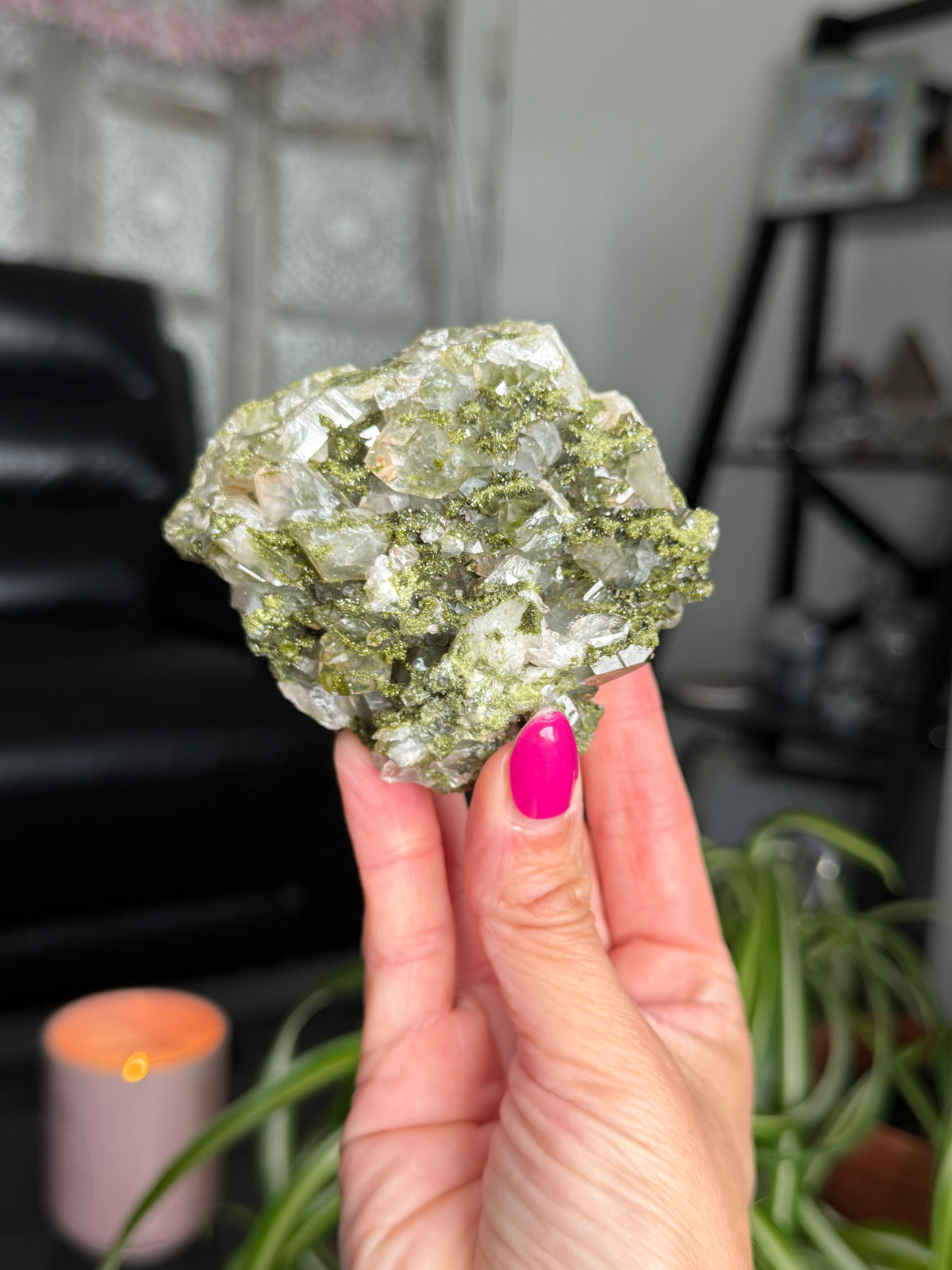 Fairy Forest Epidoite With Quartz
