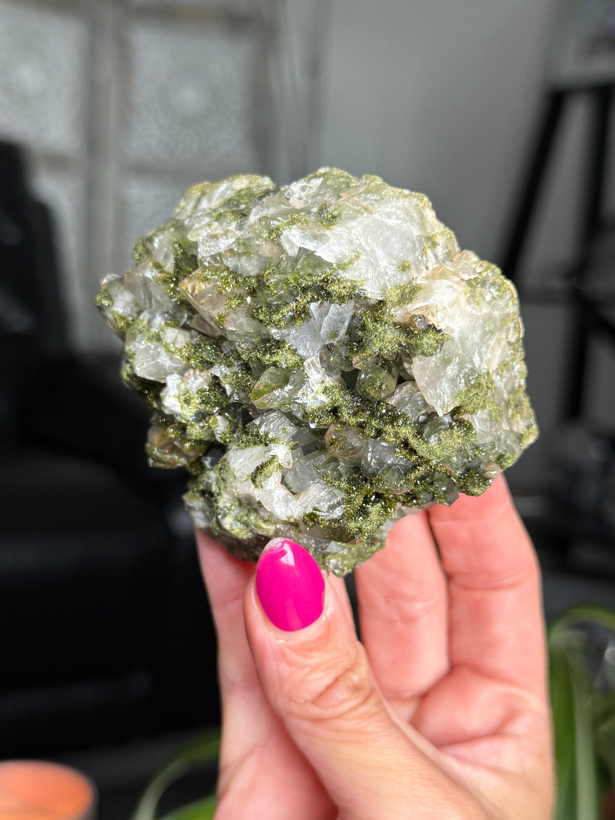 Fairy Forest Epidoite With Quartz