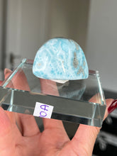 Load image into Gallery viewer, Larimar Freeform On Glass Stand
