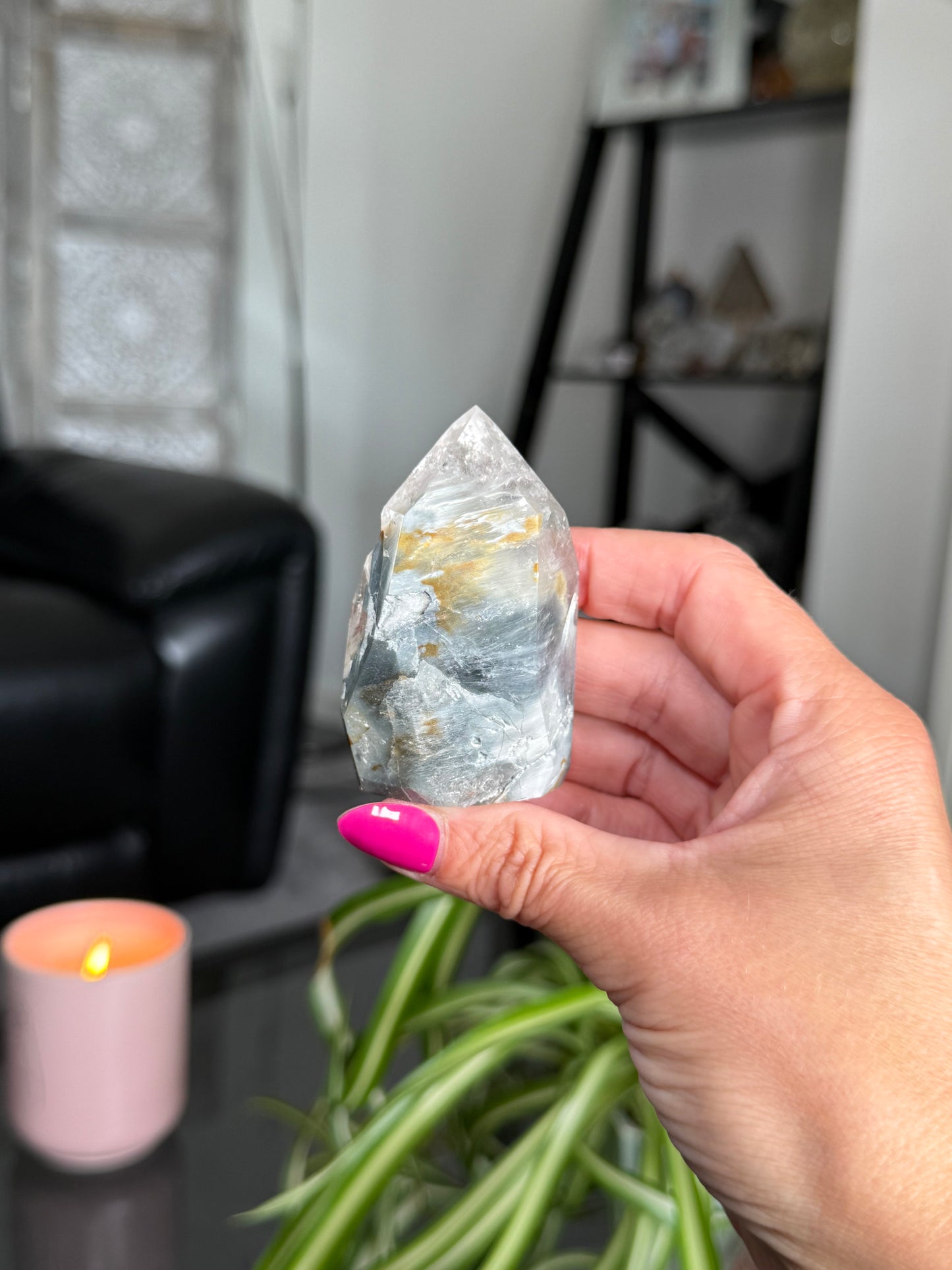 Blue Tara Tower - Part Polished