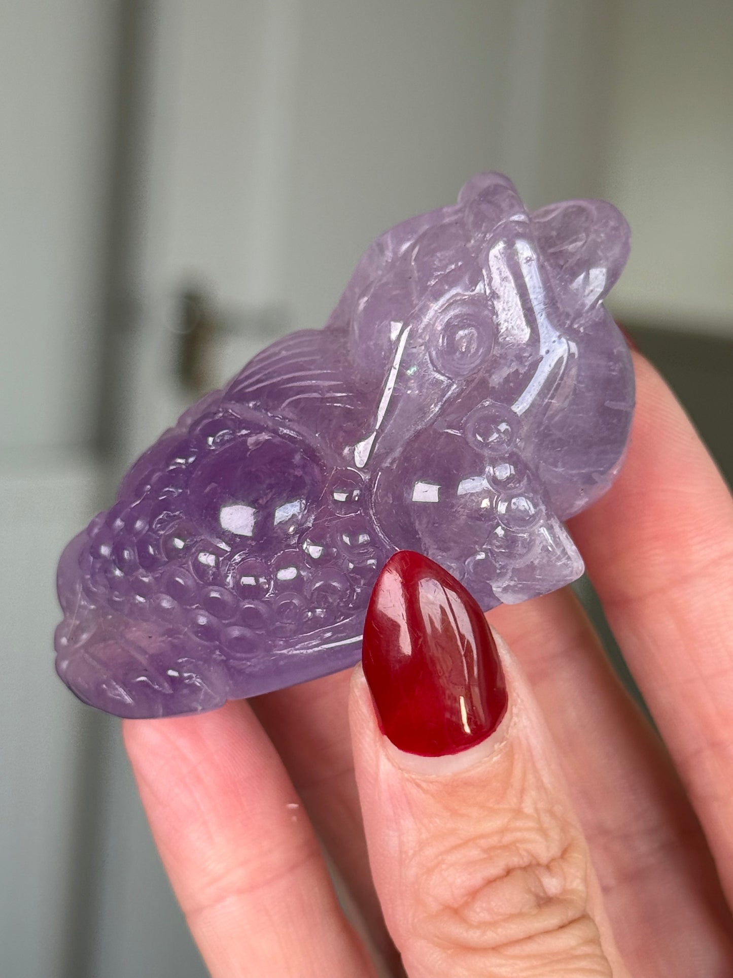 Amethyst Money Frog