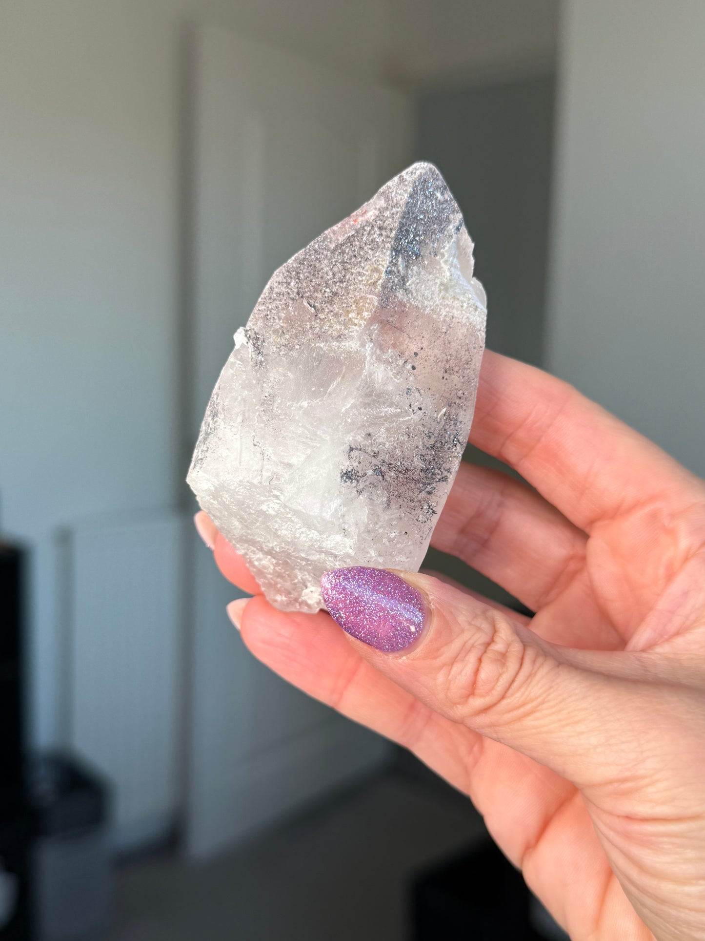 Sparkly Hematite Lemurian