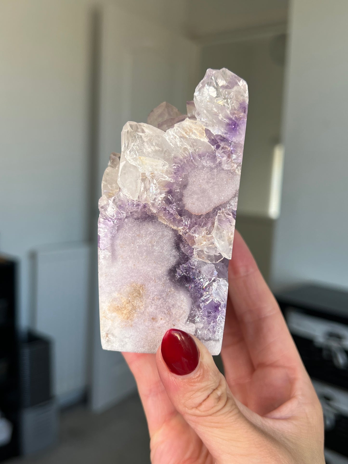 Extra Grade Pink Amethyst Tower