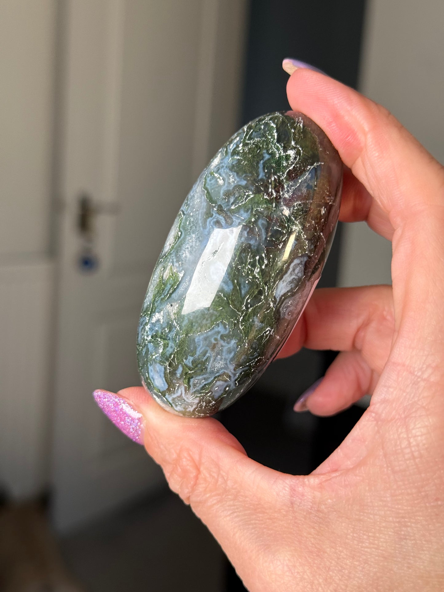 Moss Agate Shiva