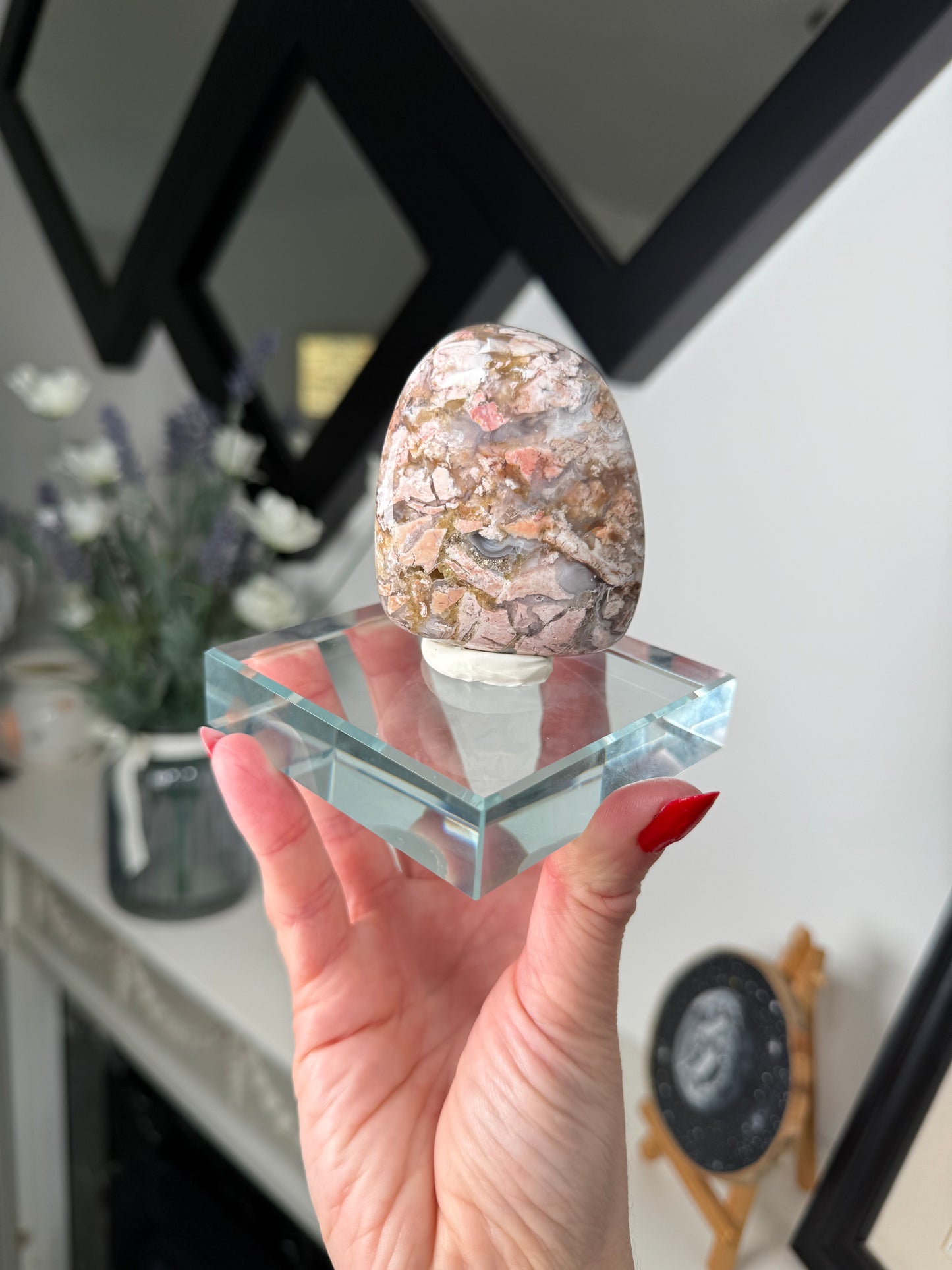 Pink Utah Tiffany Stone Freeform