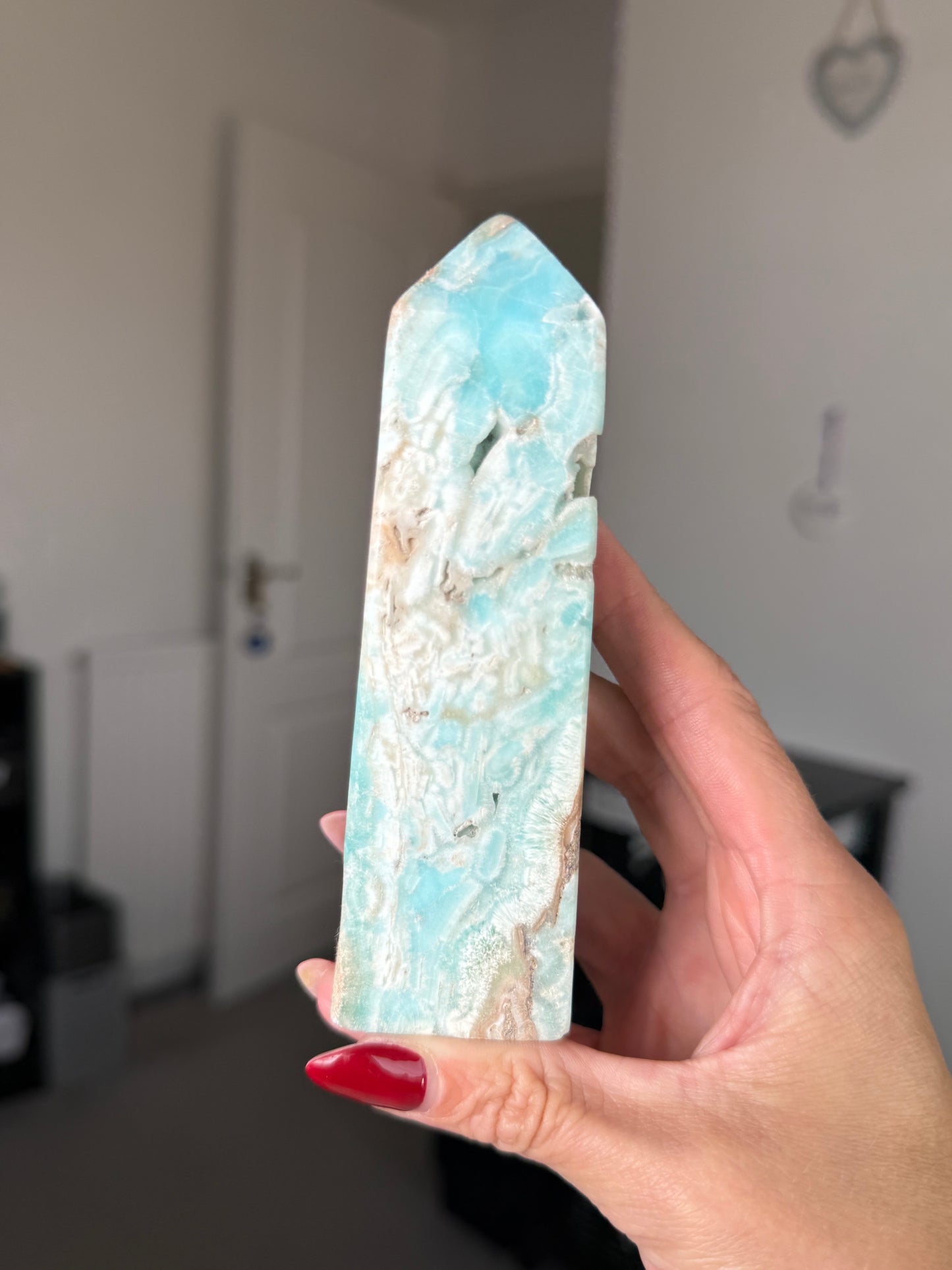 Blue Aragonite Tower