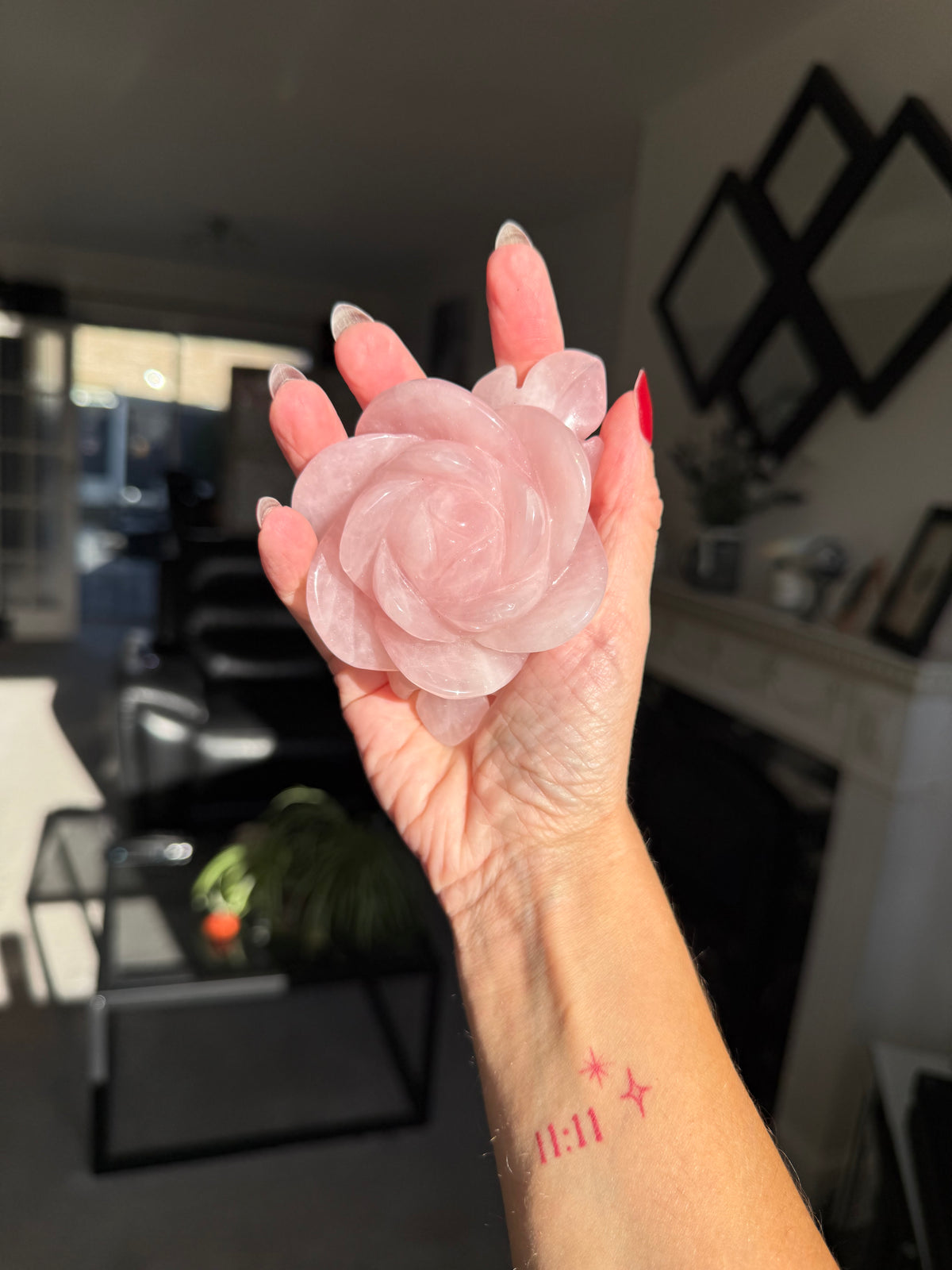 Rose Quartz Rose