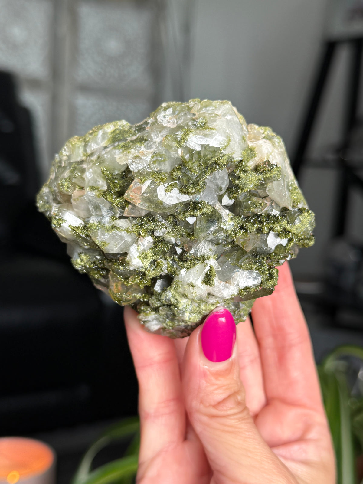 Fairy Forest Epidoite With Quartz