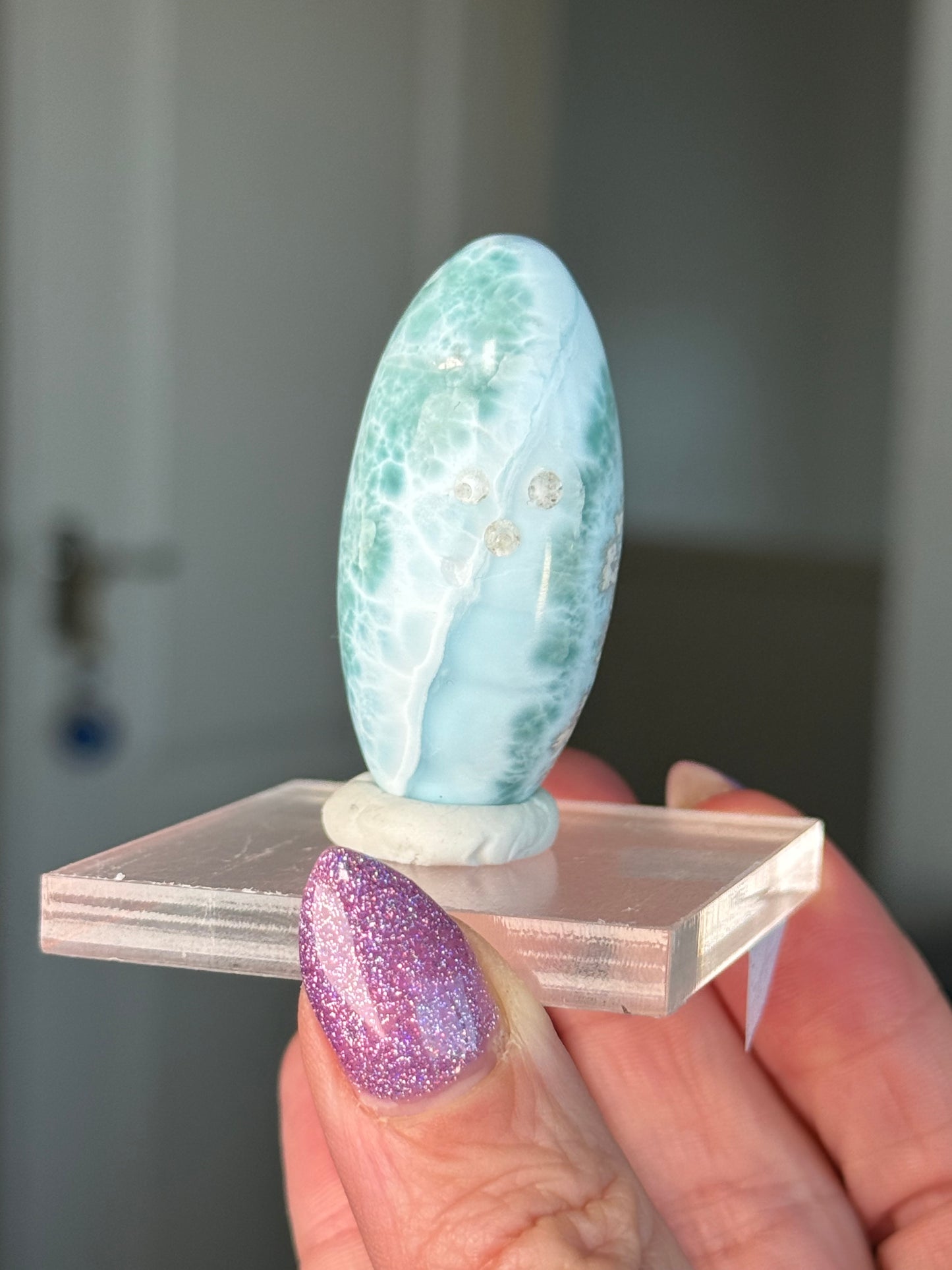 Larimar Shiva On Stand