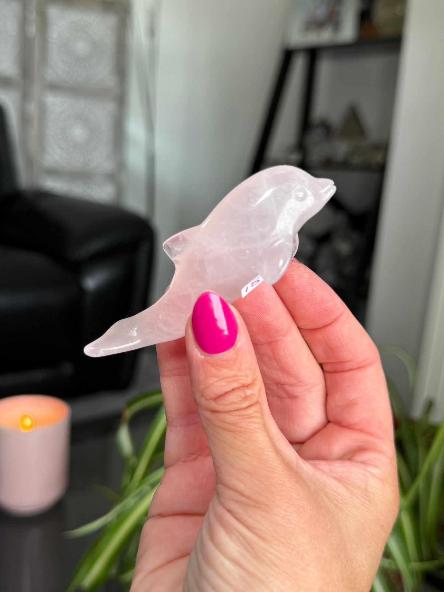 Rose Quartz Dolphin
