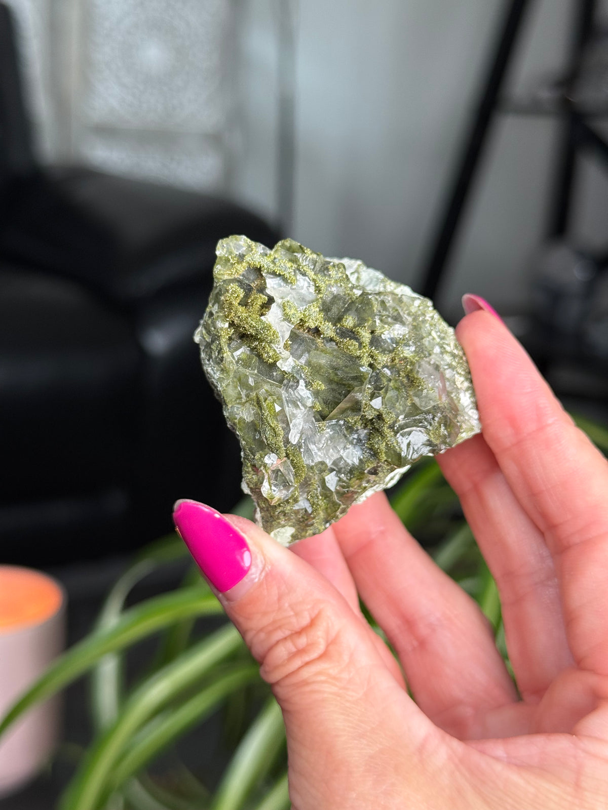 Fairy Forest Epidoite With Quartz