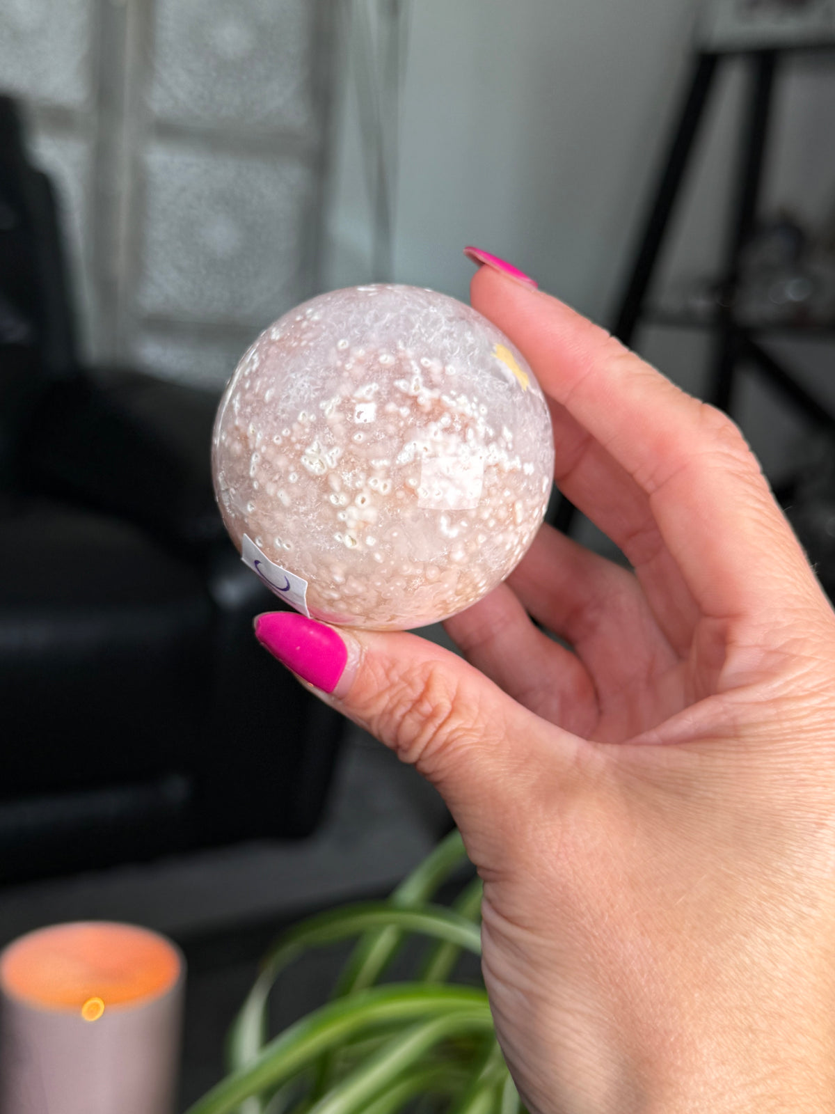 Flower Agate Sphere