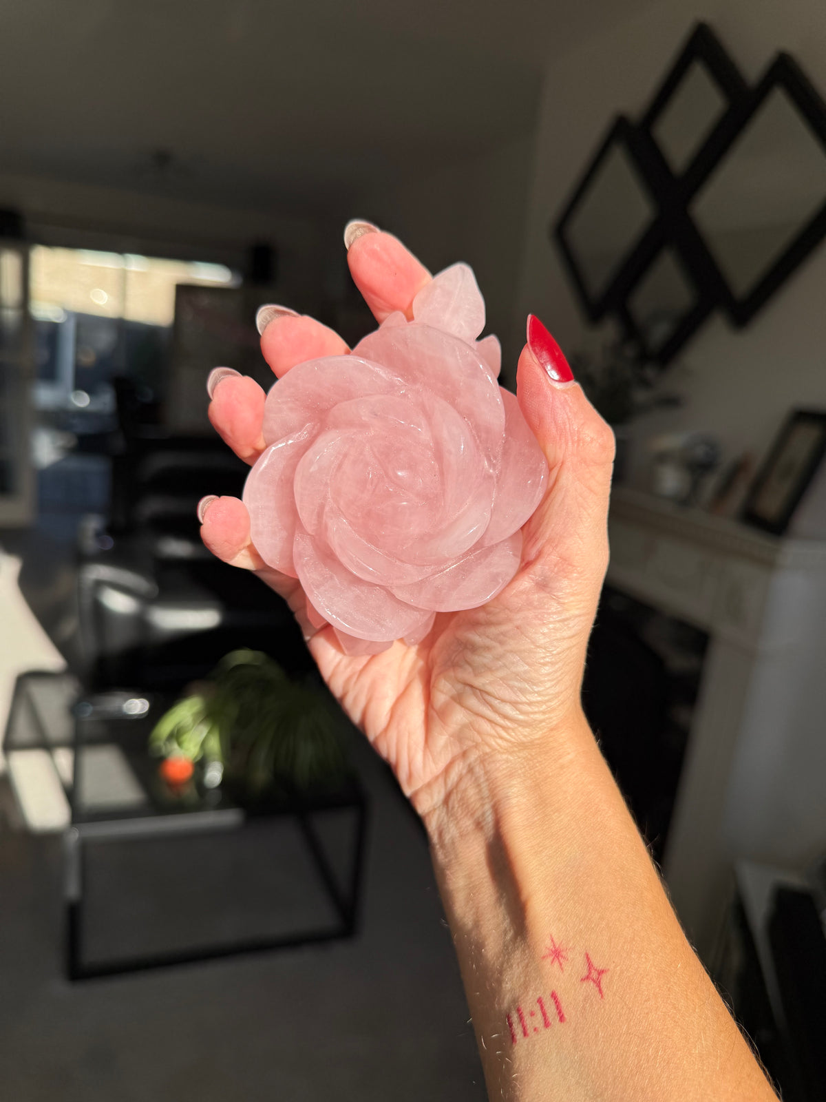 Rose Quartz Rose