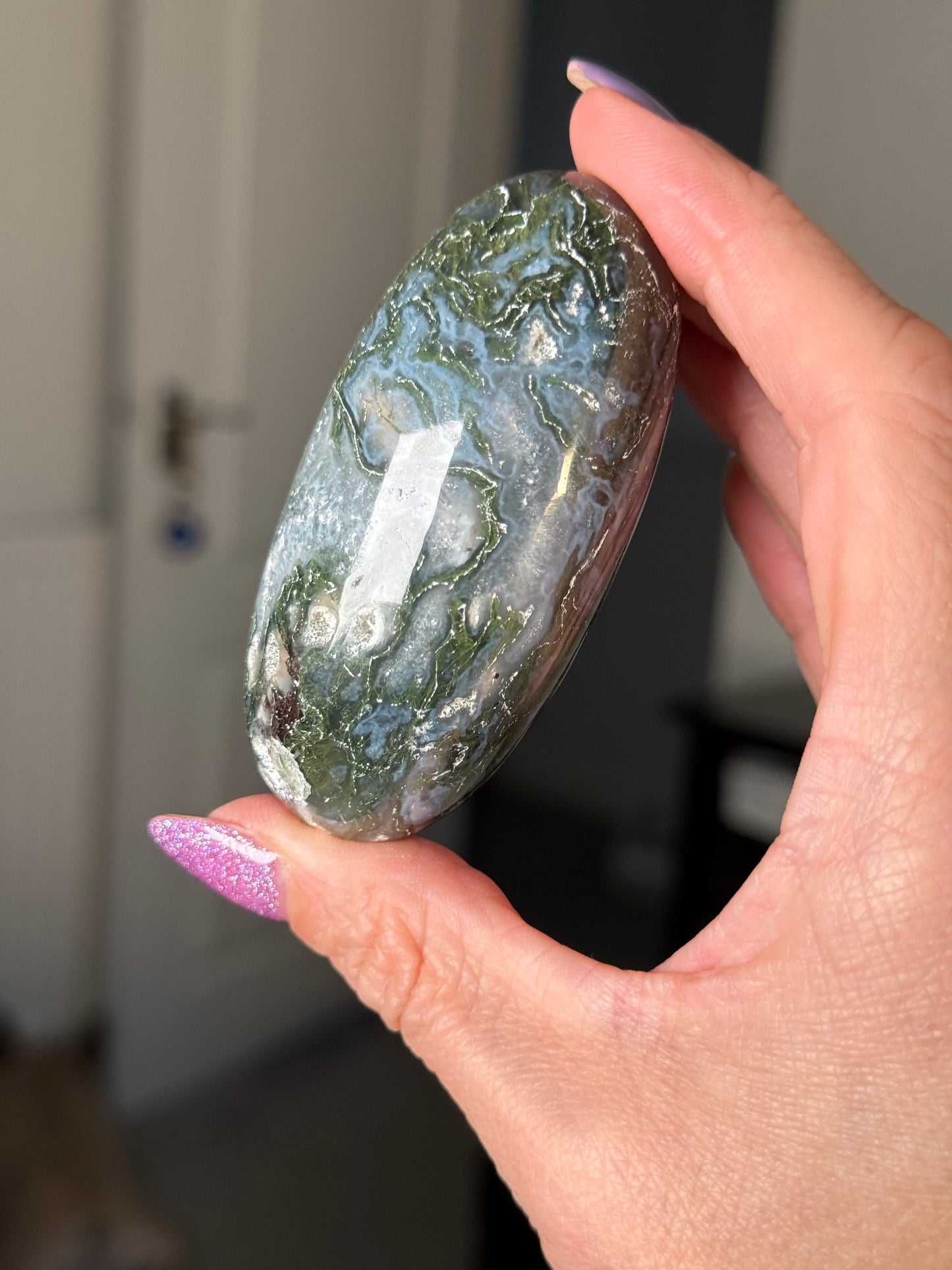 Moss Agate Shiva