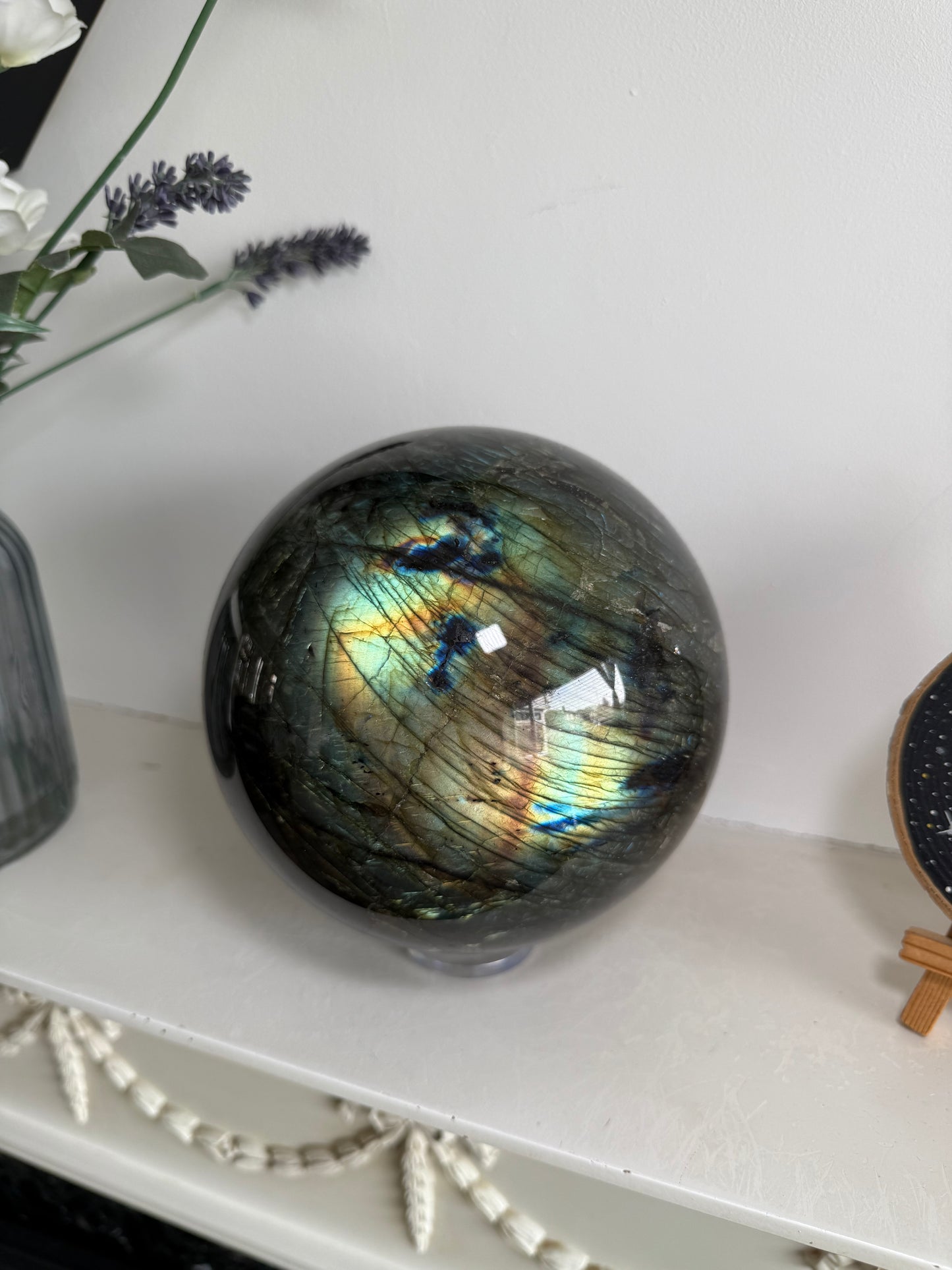 XL Labradorite Sphere - 5.1KG