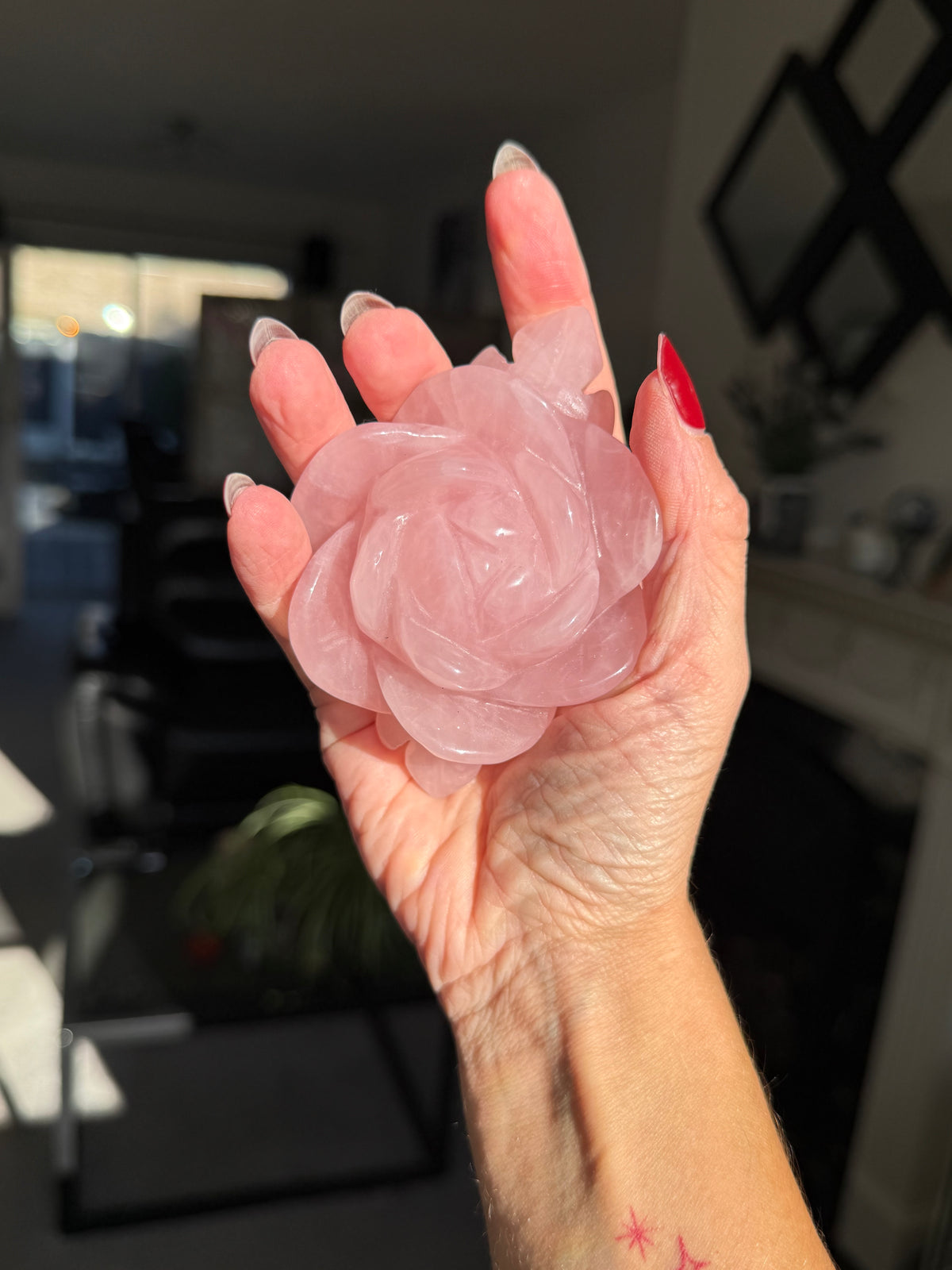 Rose Quartz Rose