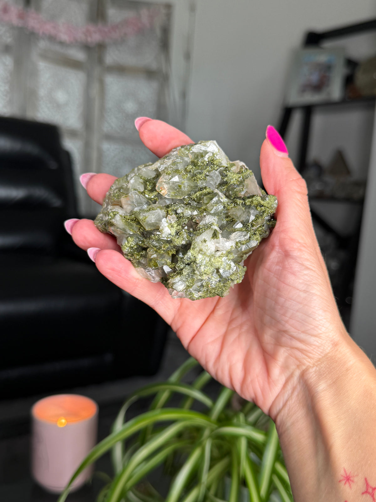 Fairy Forest Epidoite With Quartz