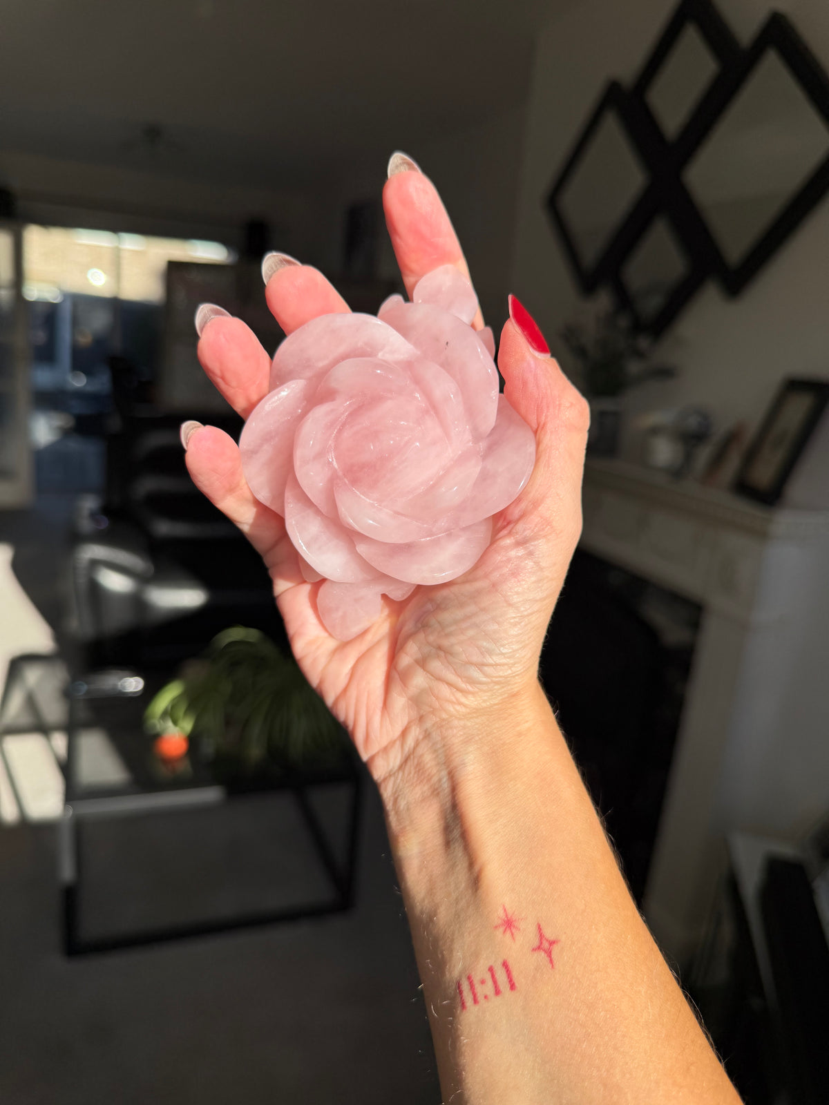 Rose Quartz Rose