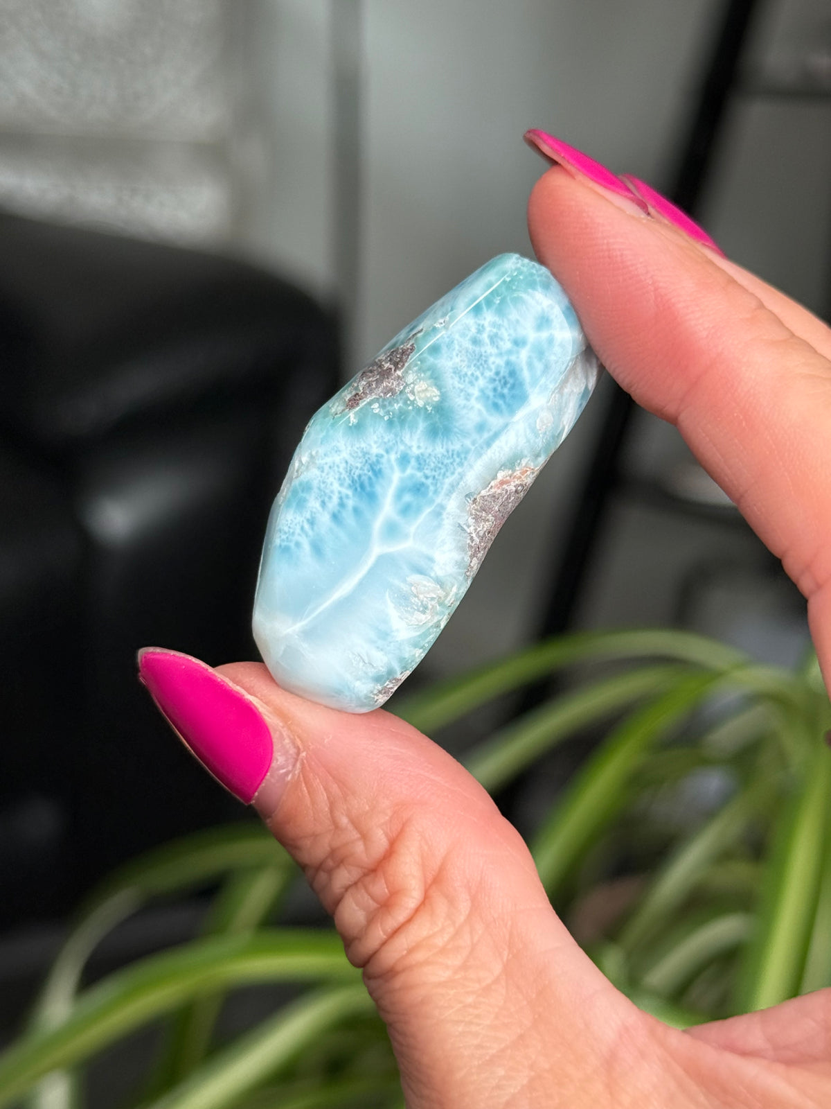 Larimar Polished Slice