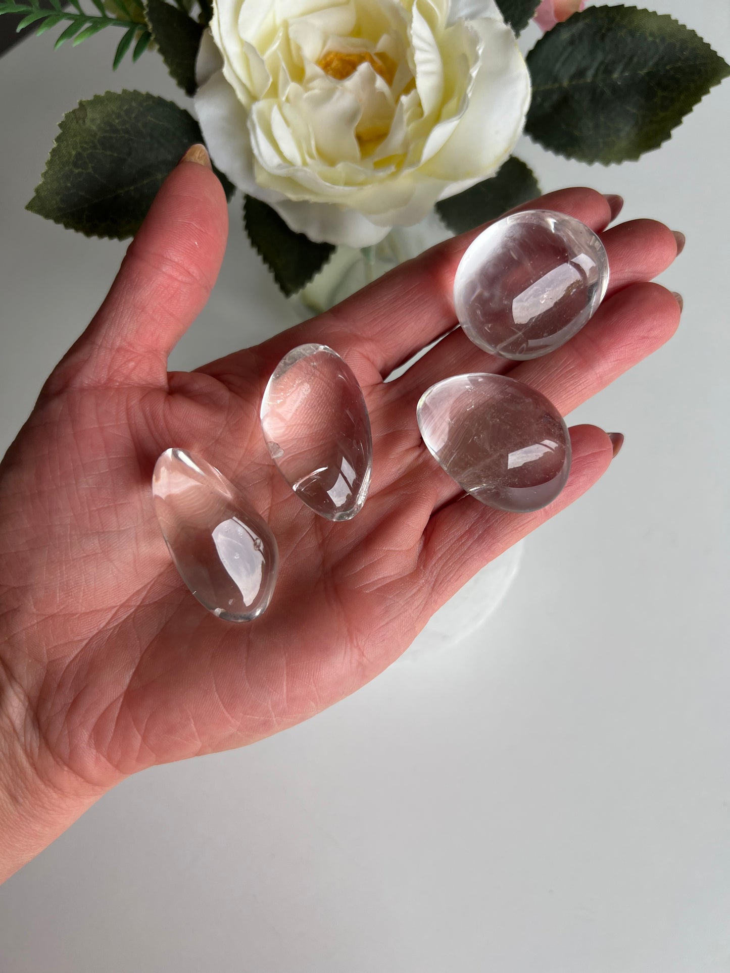 Large High Grade Clear Quartz Tumbles
