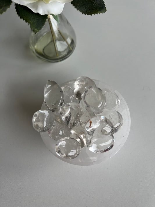Large High Grade Clear Quartz Tumbles