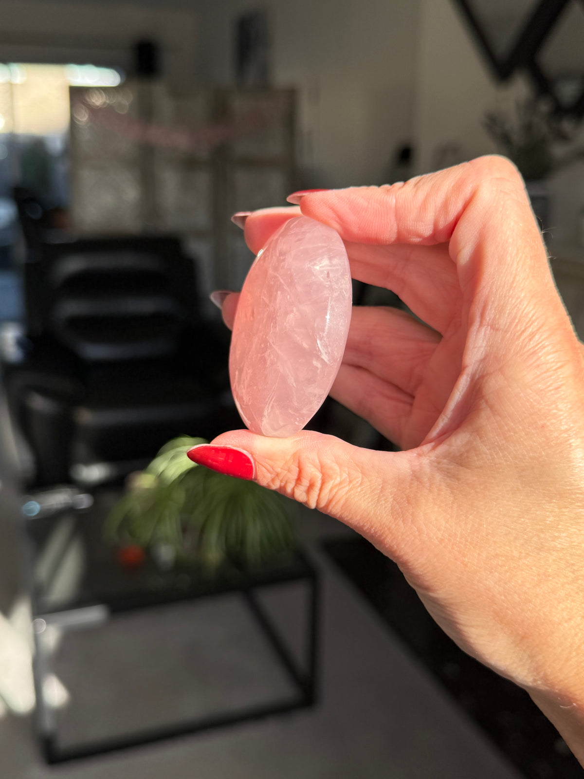 444 Rose Quartz Totem