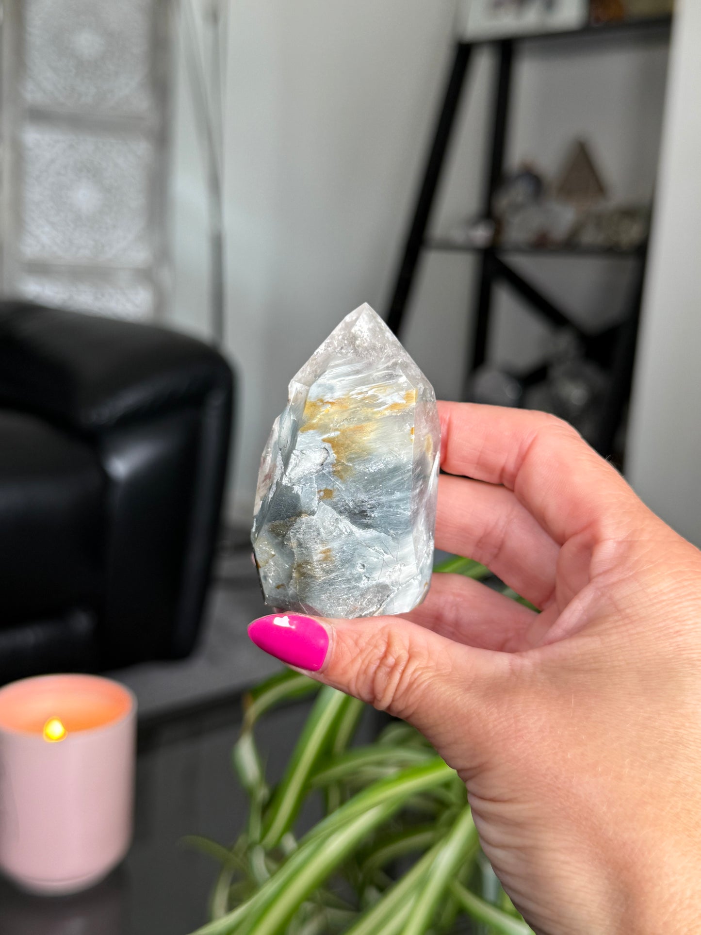 Blue Tara Tower - Part Polished