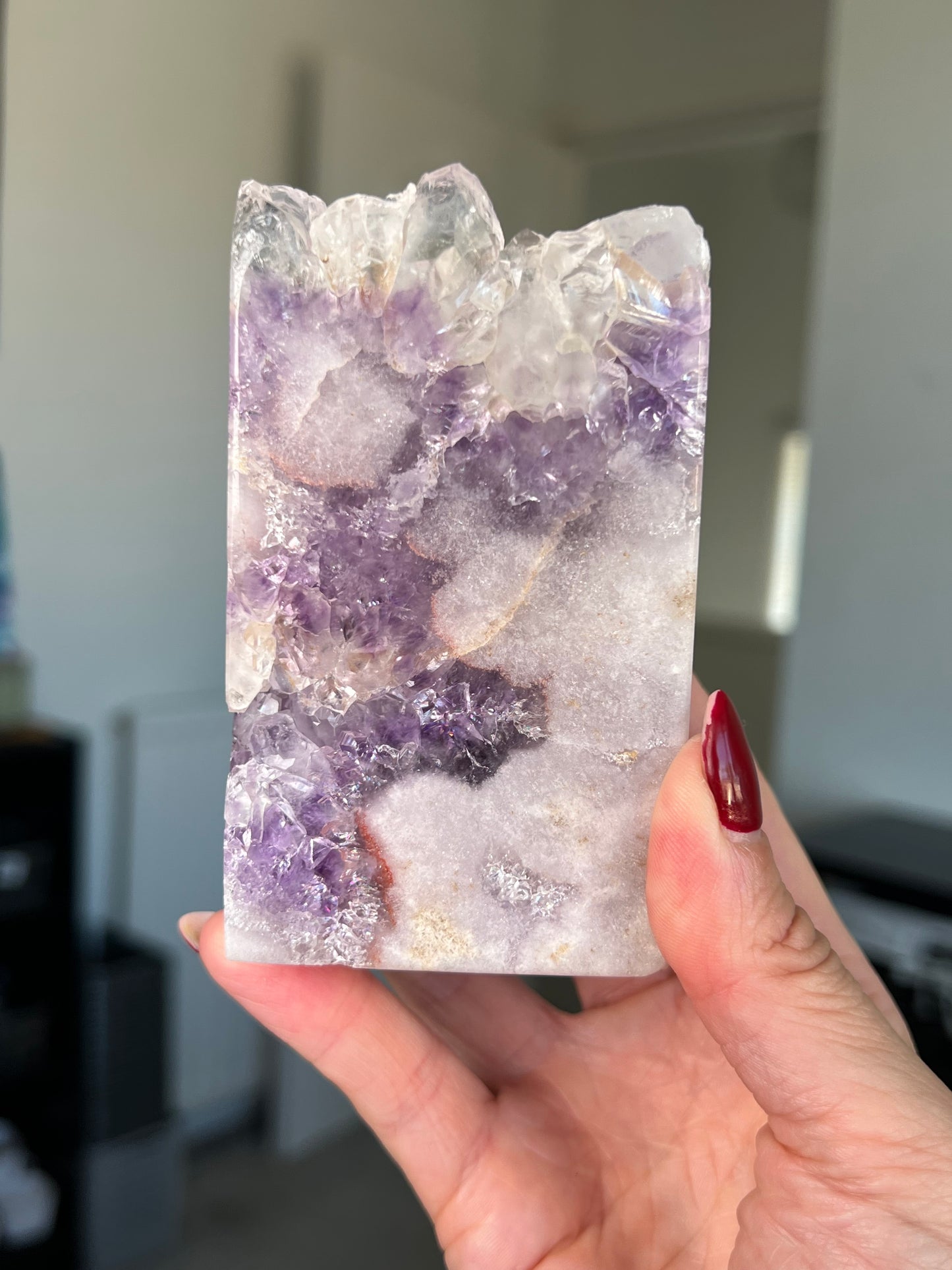 Extra Grade Pink Amethyst Tower